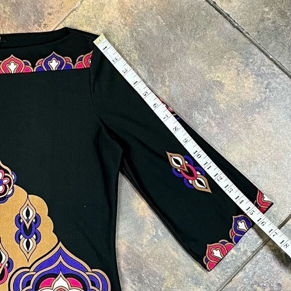 Forever Printed Shift MIDI Dress - Picture 8 of 10